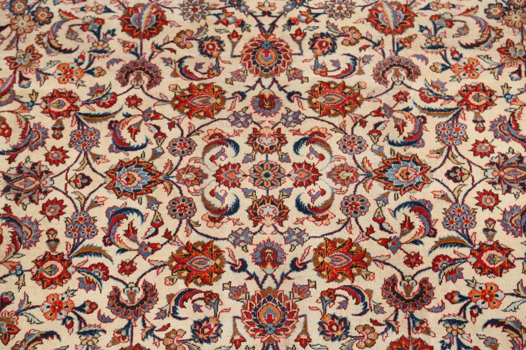 Floral 8x11 Kashan Persian Area Rug