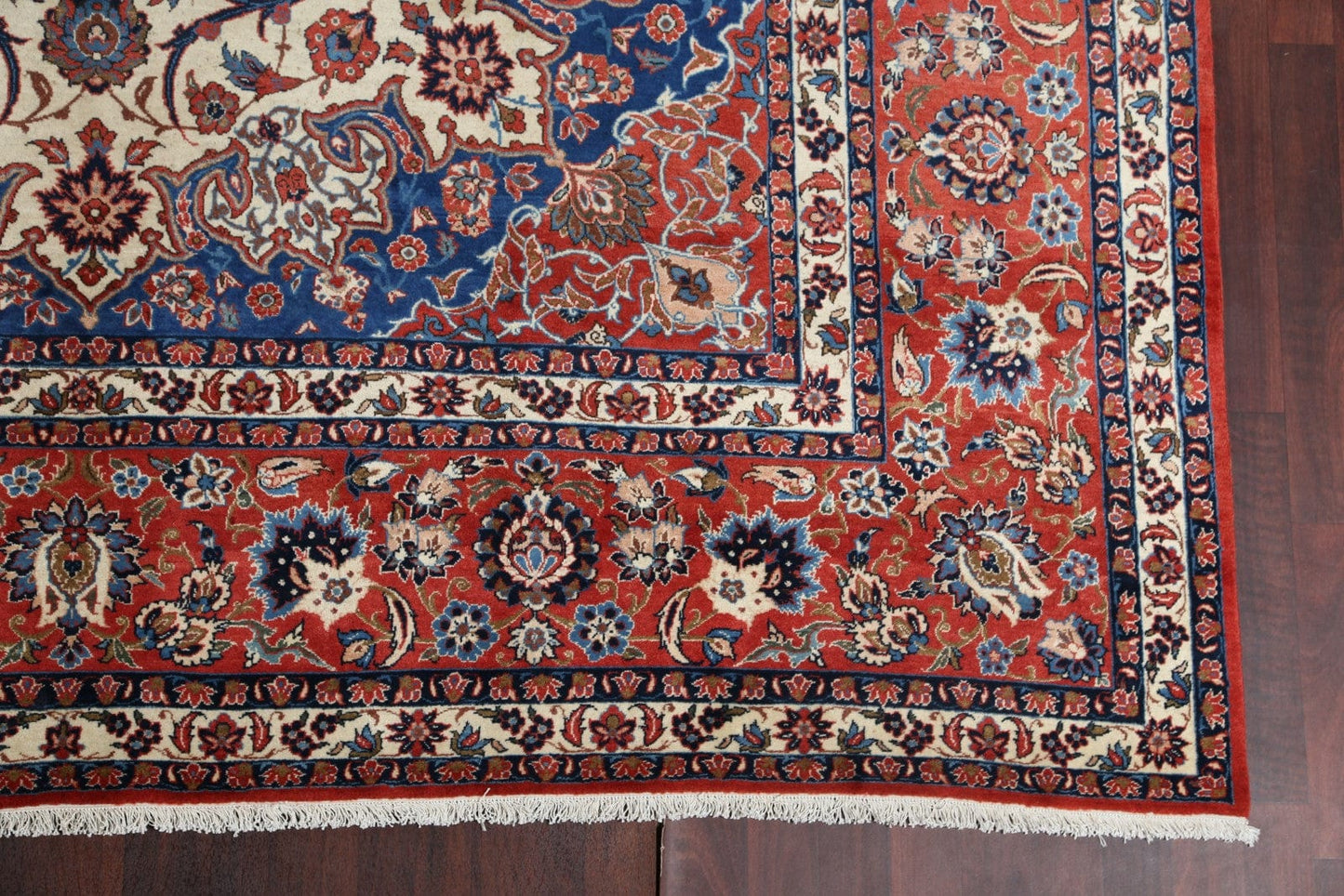 Floral 9x13 Isfahan Persian Area Rug