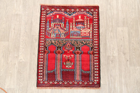 3x4 Turkoman Persian Area Rug