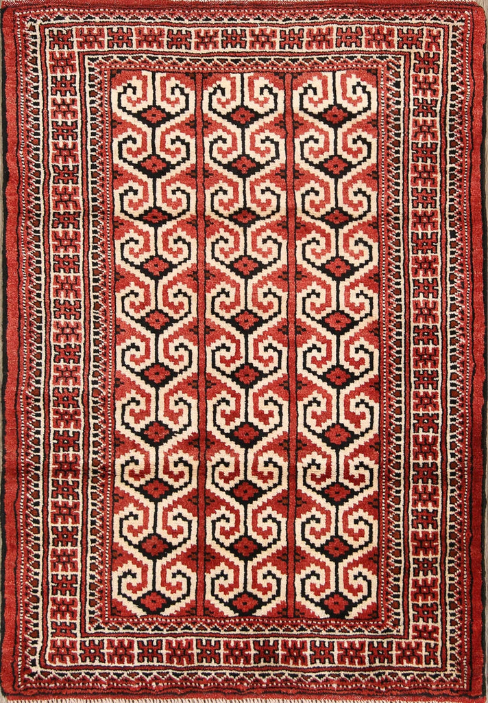 3x4 Turkoman Persian Area Rug