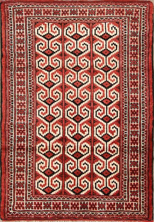 3x4 Turkoman Persian Area Rug