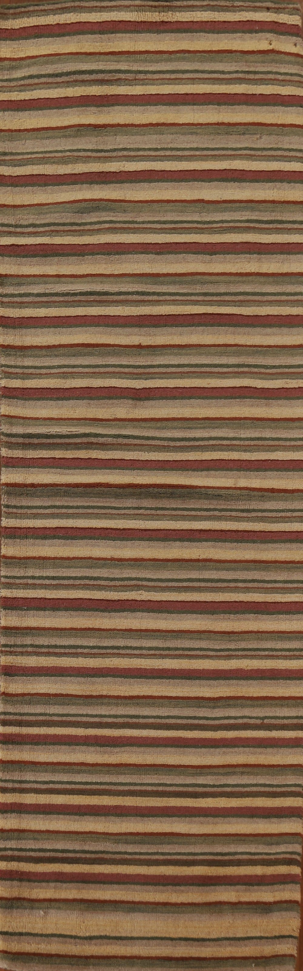 Striped Gabbeh Oriental Runner Rug 2x10