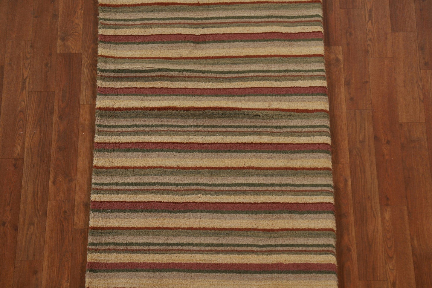 Striped Gabbeh Oriental Runner Rug 2x10