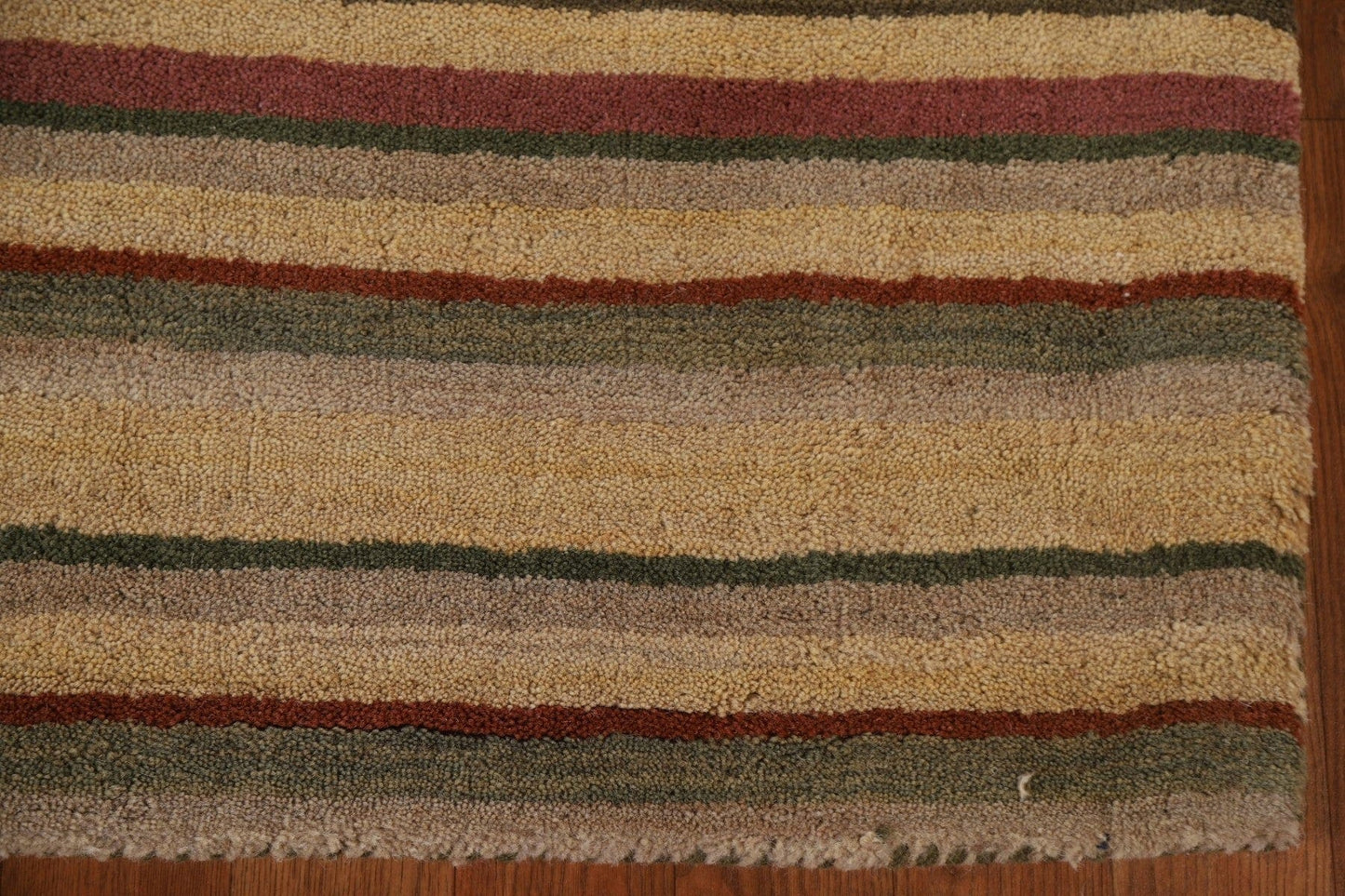 Striped Gabbeh Oriental Runner Rug 2x10