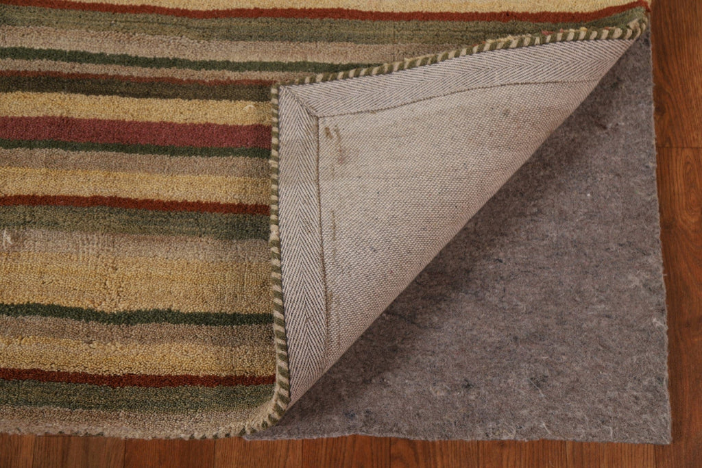 Striped Gabbeh Oriental Runner Rug 2x10