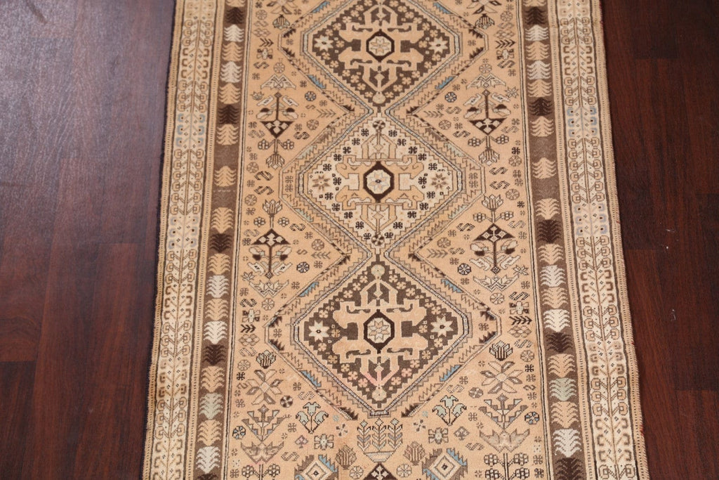 4x10 Abadeh Nafar Shiraz Persian Rug Runner