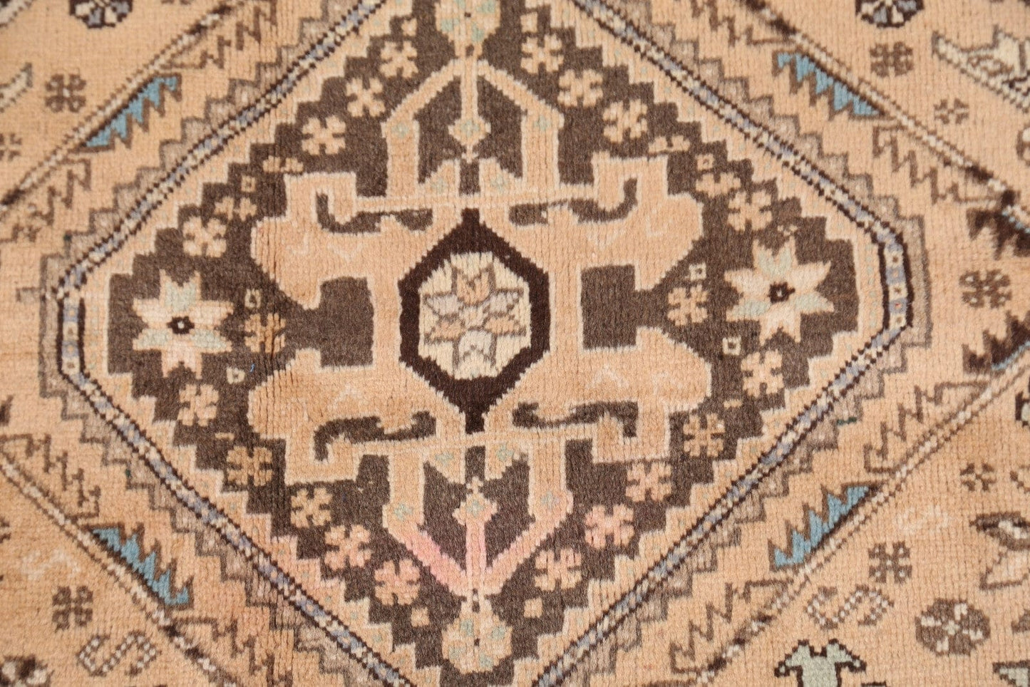 4x10 Abadeh Nafar Shiraz Persian Rug Runner