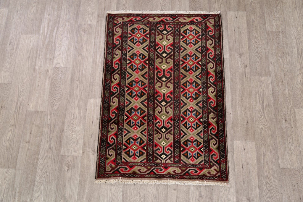 3x4 Turkoman Persian Area Rug