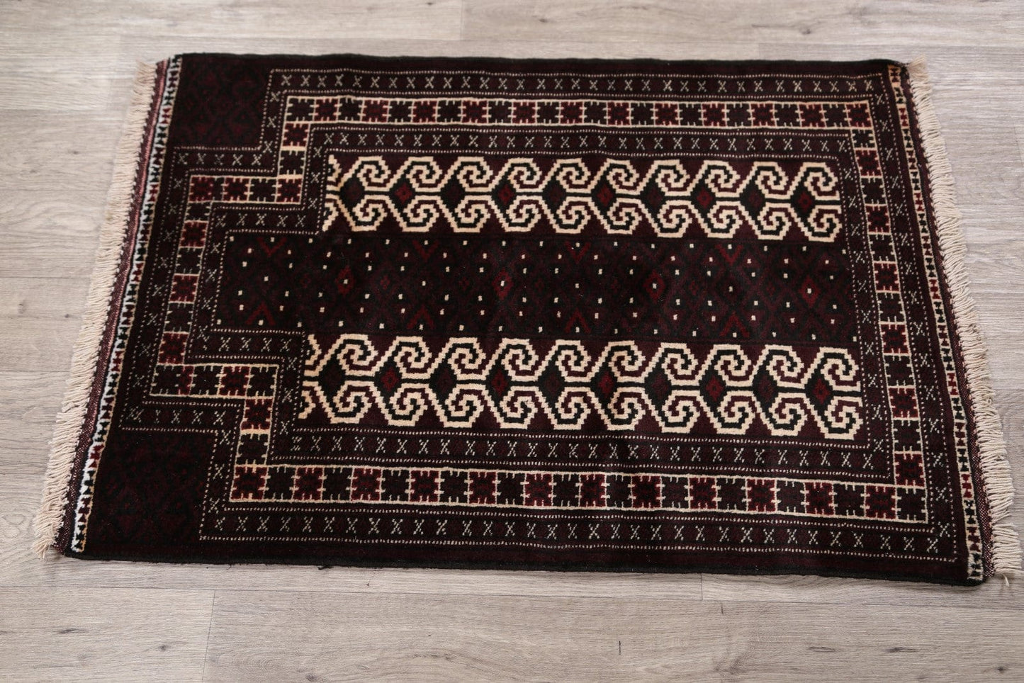 3x4 Turkoman Persian Area Rug