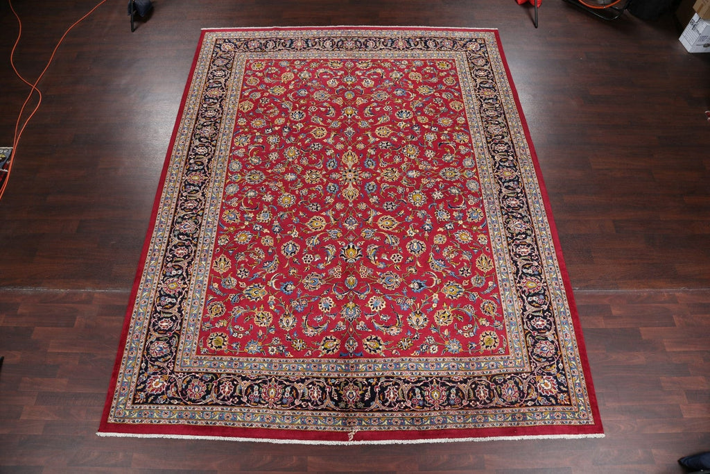 Floral 10x13  Kashan Persian Area Rug