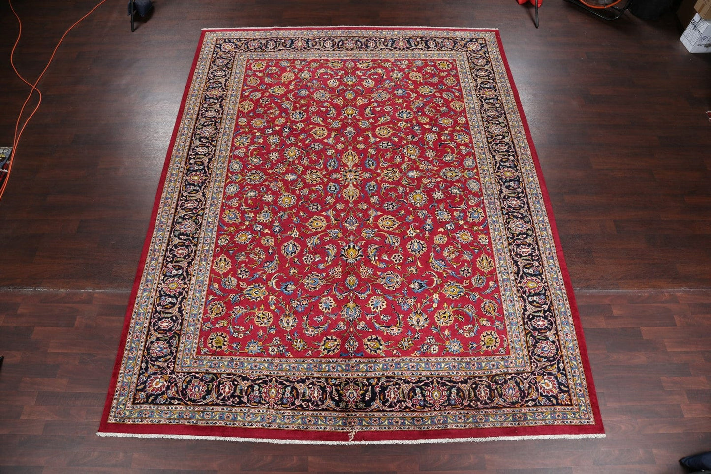 Floral 10x13  Kashan Persian Area Rug