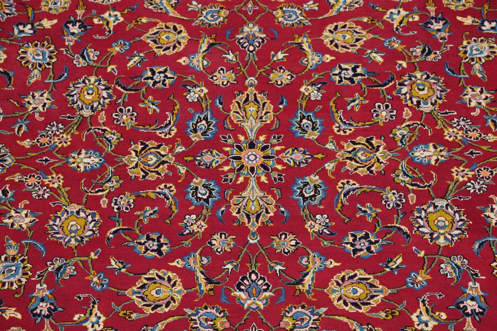 Floral 10x13  Kashan Persian Area Rug