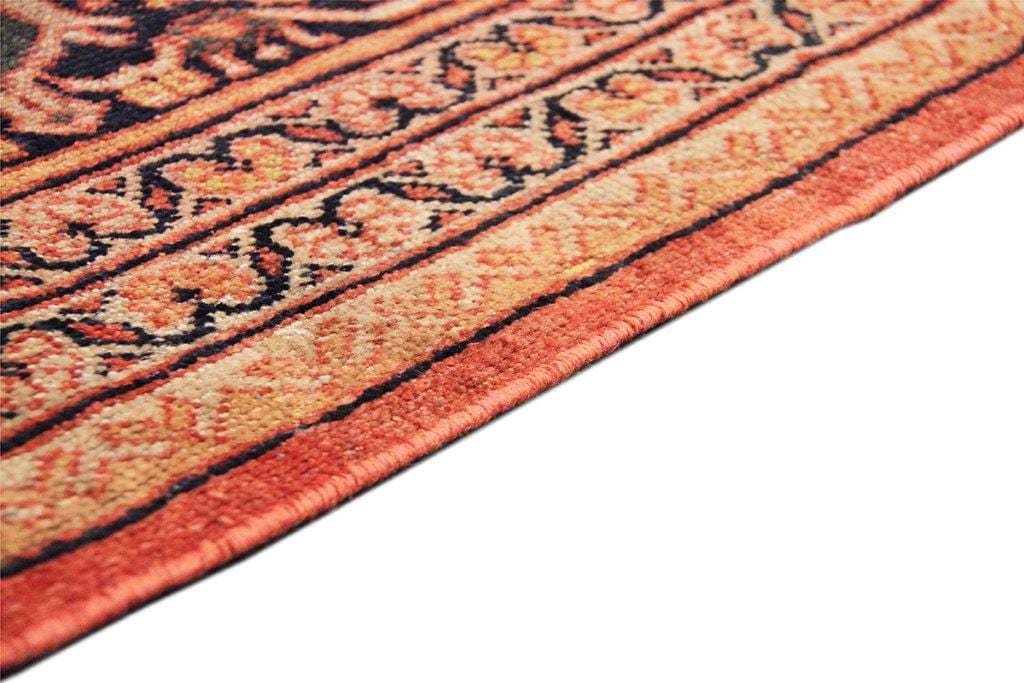 Antique Sultanabad Collection Rust Lamb's Wool Area Rug-13' 4" X 19' 4"