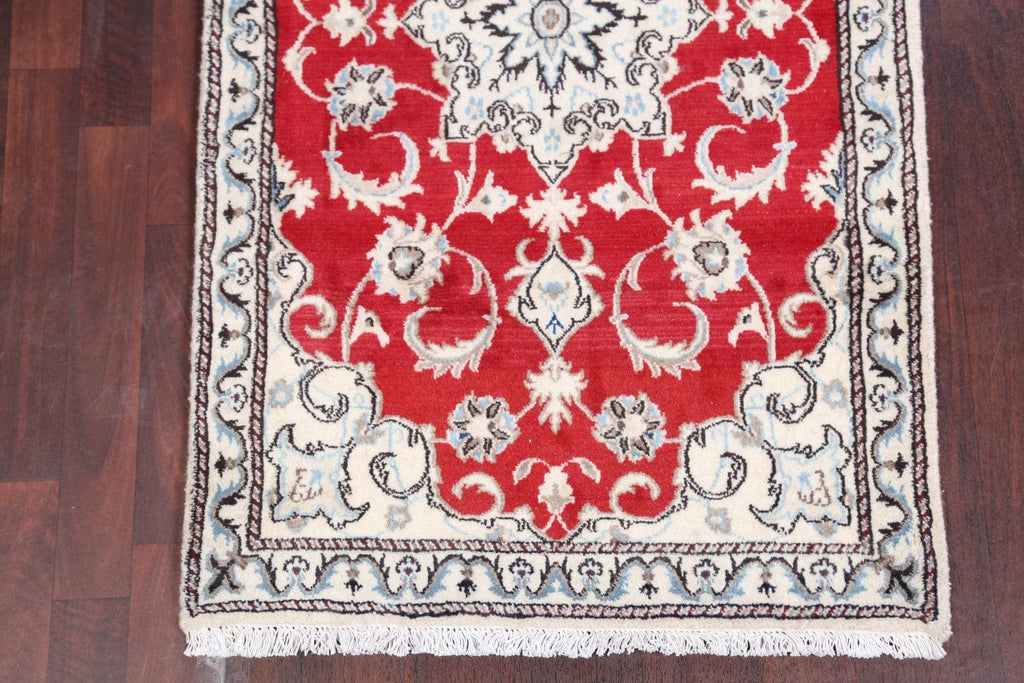 Floral Nain Isfahan Persian Area Rug 3x5