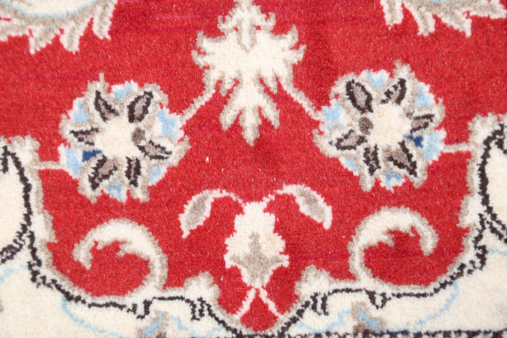 Floral Nain Isfahan Persian Area Rug 3x5