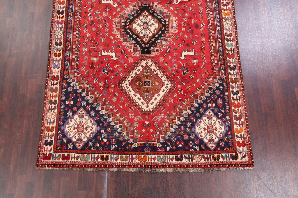 Tribal Geometric Shiraz Persian Area Rug 7x10