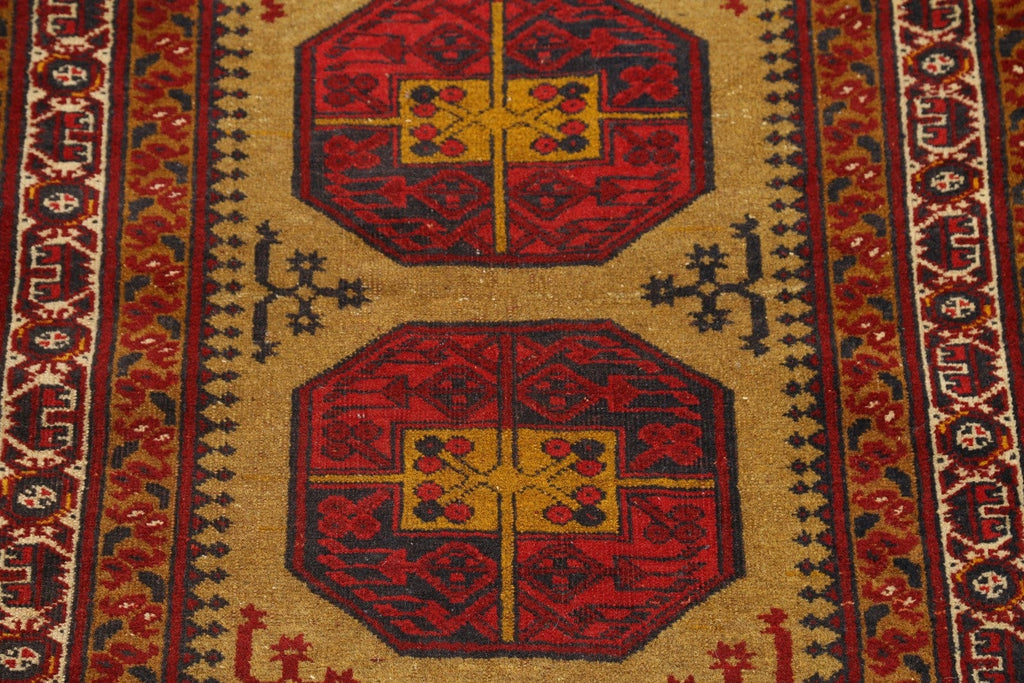 Geometric Balouch Afghan Oriental Area Rug 4x7