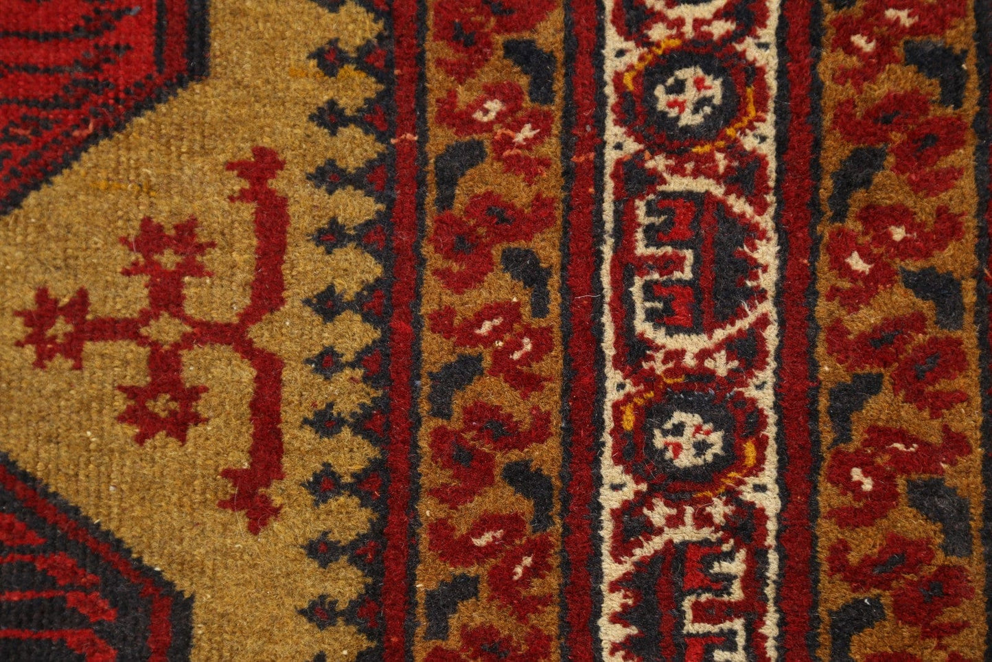 Geometric Balouch Afghan Oriental Area Rug 4x7