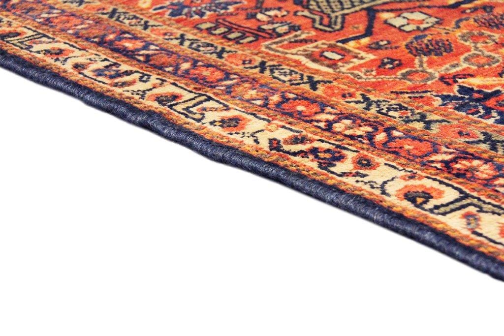 Antique Sultanabad Collection Navy Lamb's Wool Area Rug-12' 5" X 20' 2"