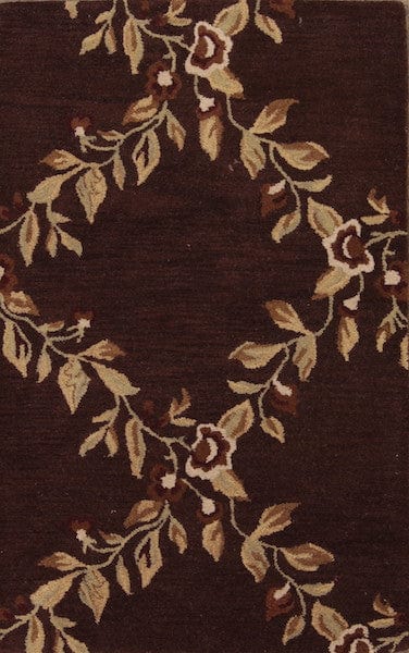 Tropical Floral Hand-Tufted Rug 3x5