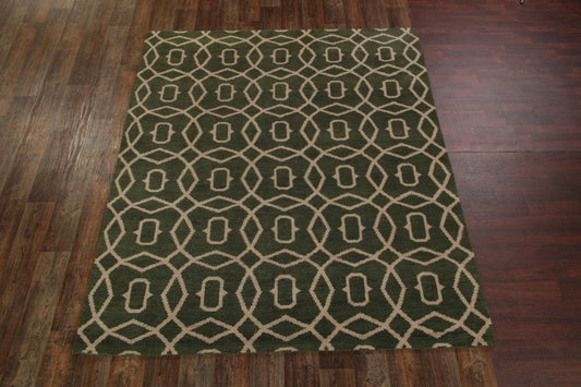 Moroccan Trellis Green 8x10 Area Rug