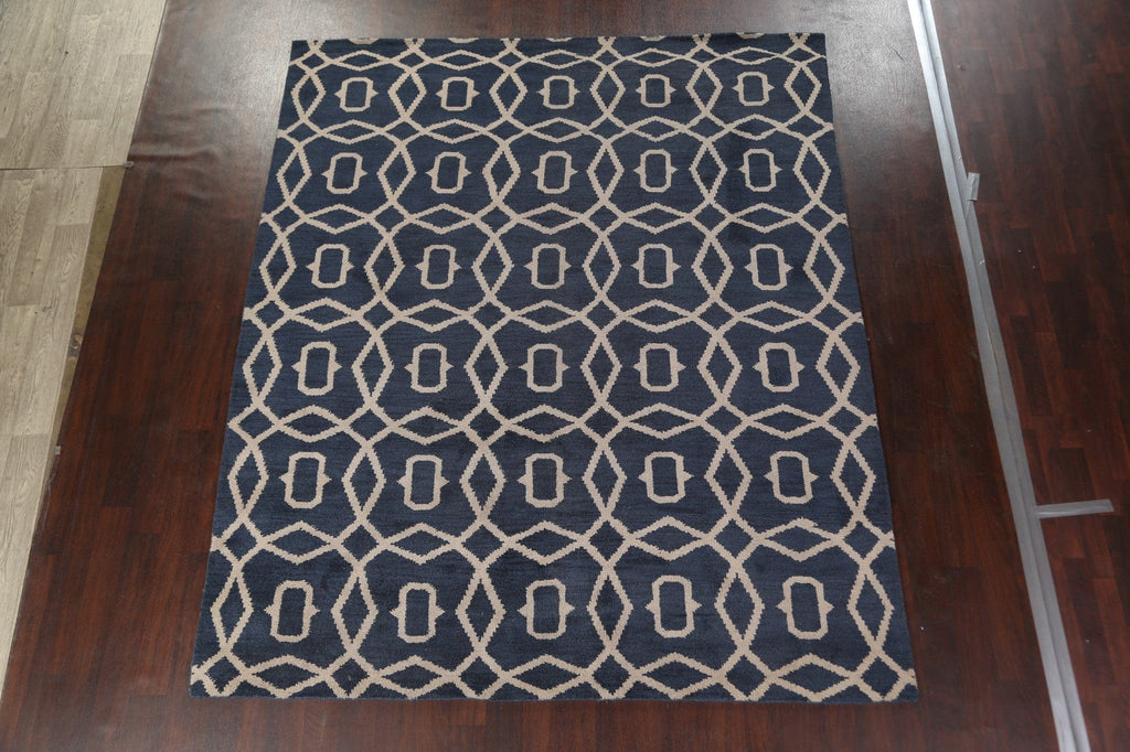 Trellis Moroccan Oushak Wool Area Rug 8x10