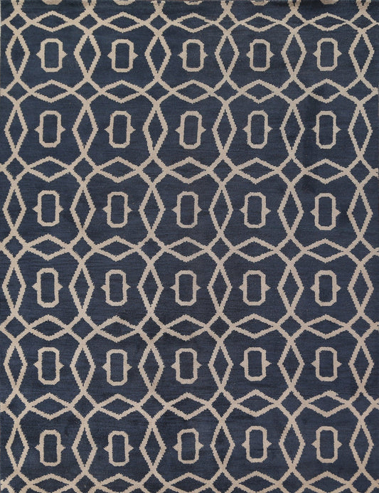 Trellis Moroccan Oushak Wool Area Rug 8x10