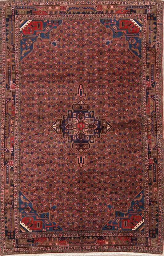 Geometric 7x10 Bidjar Gholtogh Persian Area Rug