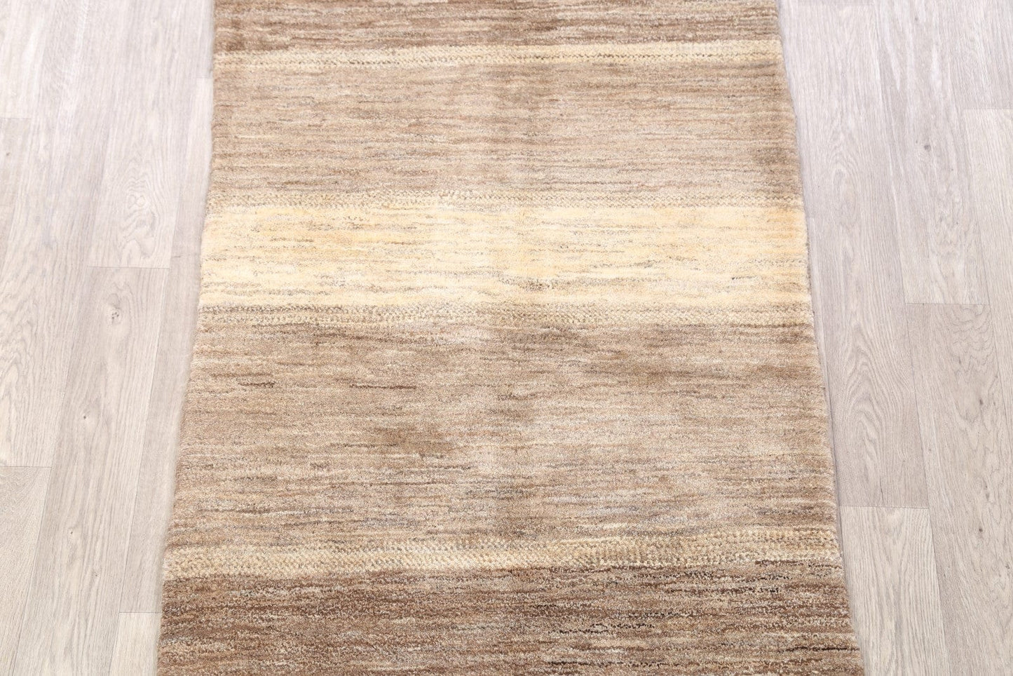 Modern Stripe 4x5 Gabbeh Zolanvari Shiraz Persian Area Rug