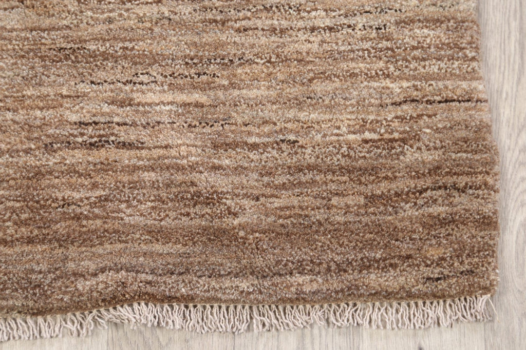 Modern Stripe 4x5 Gabbeh Zolanvari Shiraz Persian Area Rug