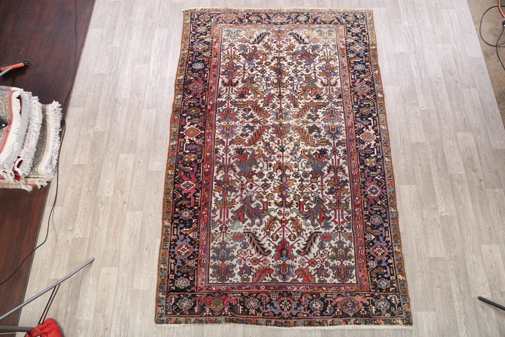 All-Over Heriz Persian Area Rug 6x10