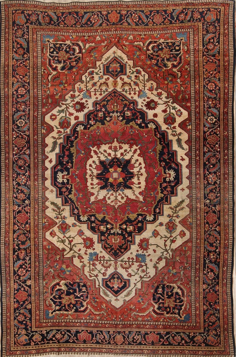 8x12 Farahan Sarouk Persian Rug