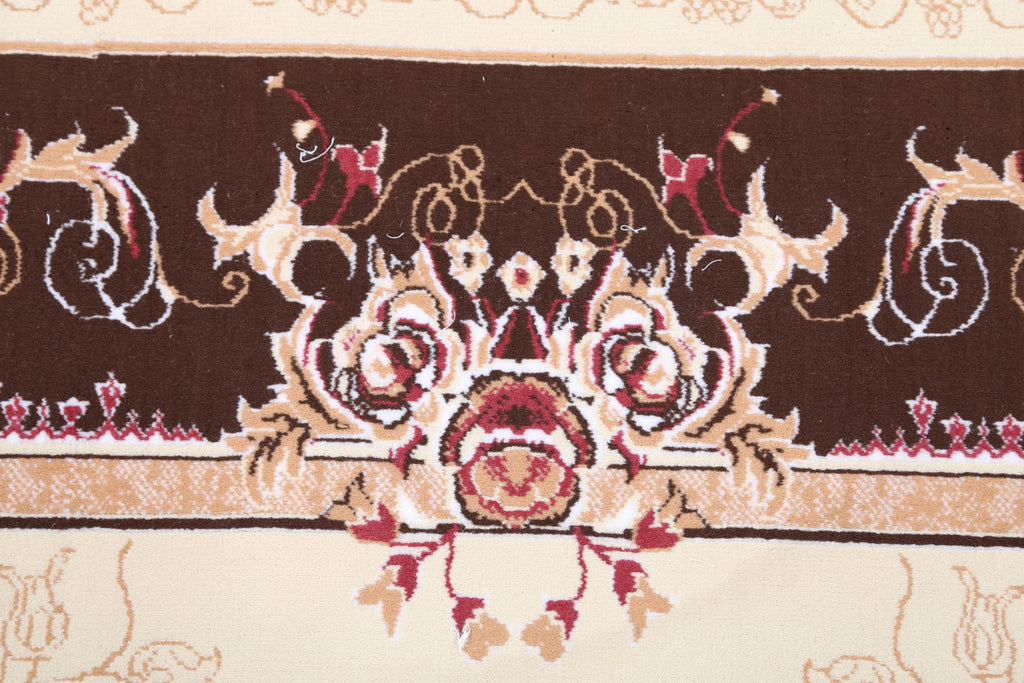 Transitional Aubusson Persian Area Rug 8x12