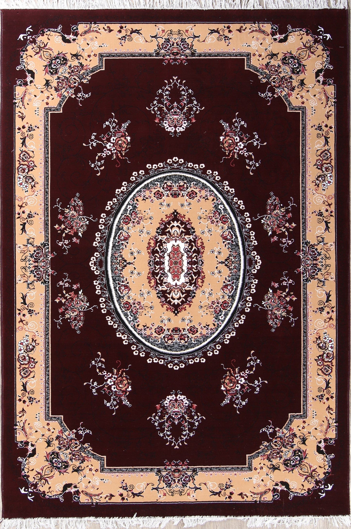 Soft Plush Floral 7x10 Tabriz Persian Area Rug