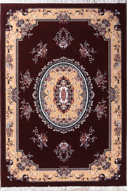 Soft Plush Floral 7x10 Tabriz Persian Area Rug