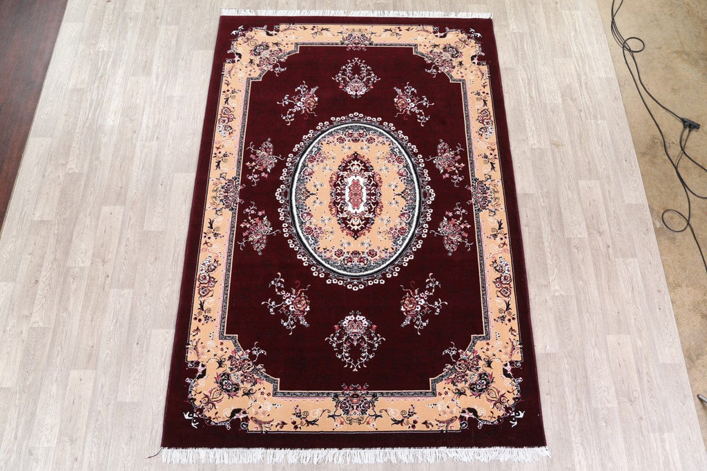 Soft Plush Floral 7x10 Tabriz Persian Area Rug