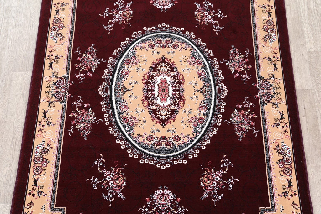 Soft Plush Floral 7x10 Tabriz Persian Area Rug