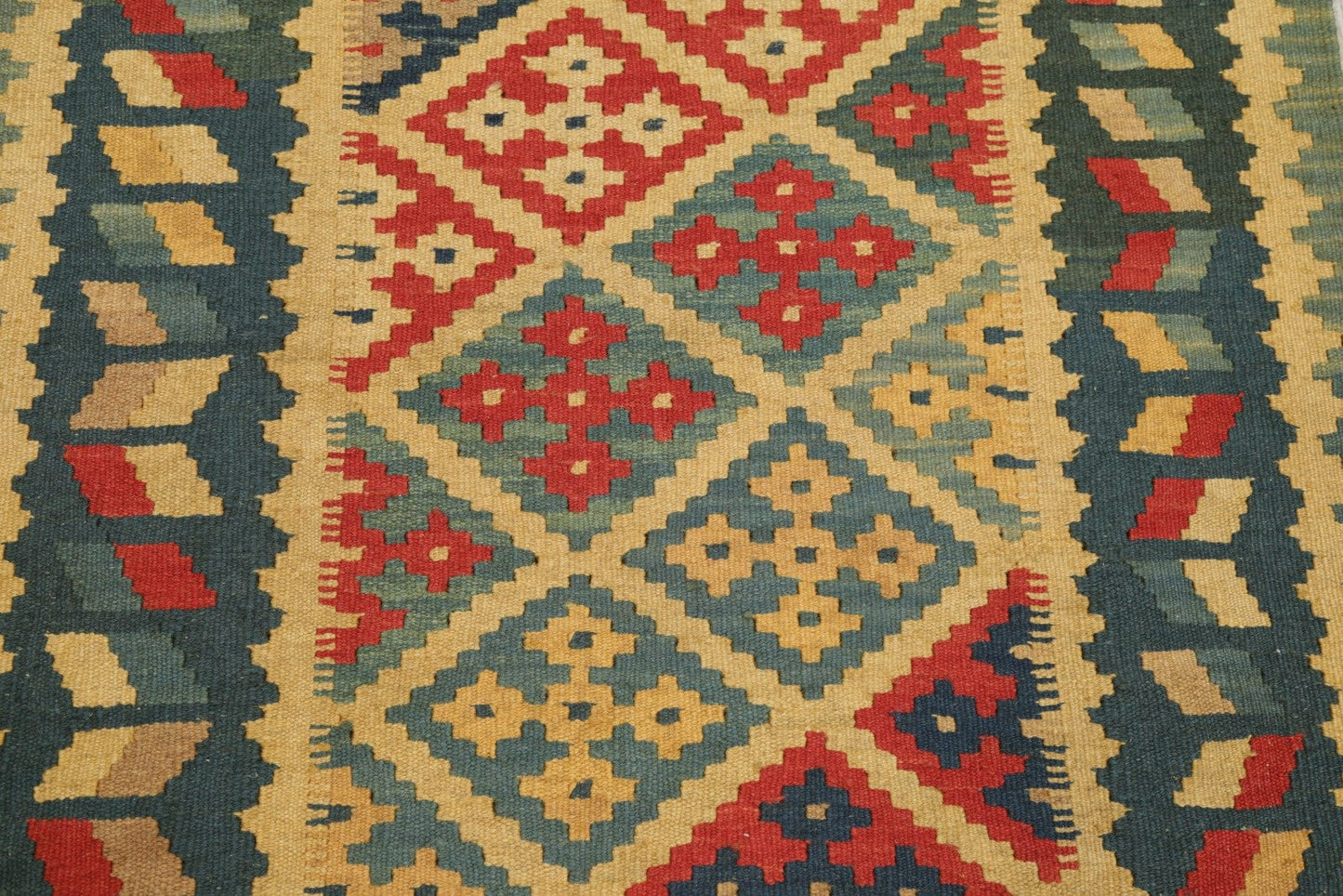 Geometric 3x5 Kilim Shiraz Persian Area Rug