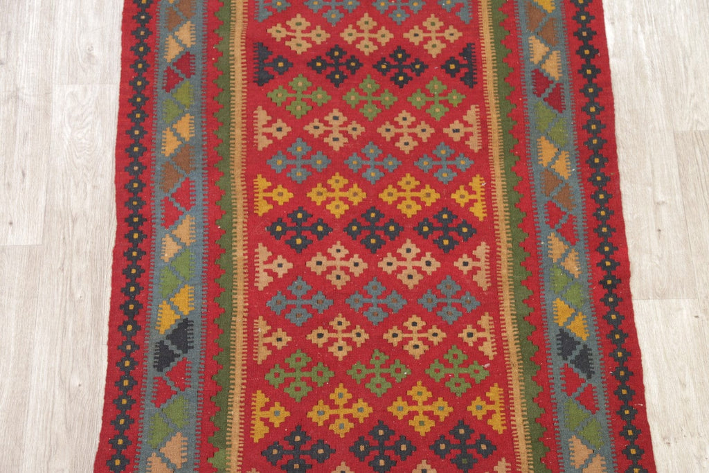 Geometric 4x6 Qashqai Kilim Persian Area Rug