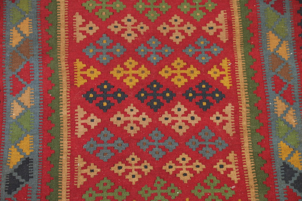 Geometric 4x6 Qashqai Kilim Persian Area Rug