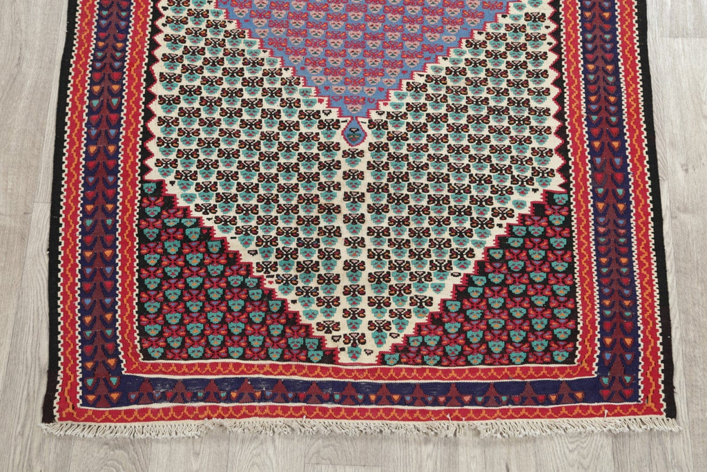 Geometric 4x6 Senneh Persian Area Rug