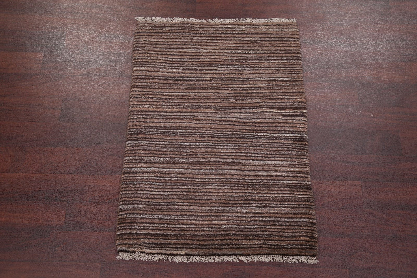 Striped Modern 3x4 Gabbeh Zolanvari Persian Area Rug