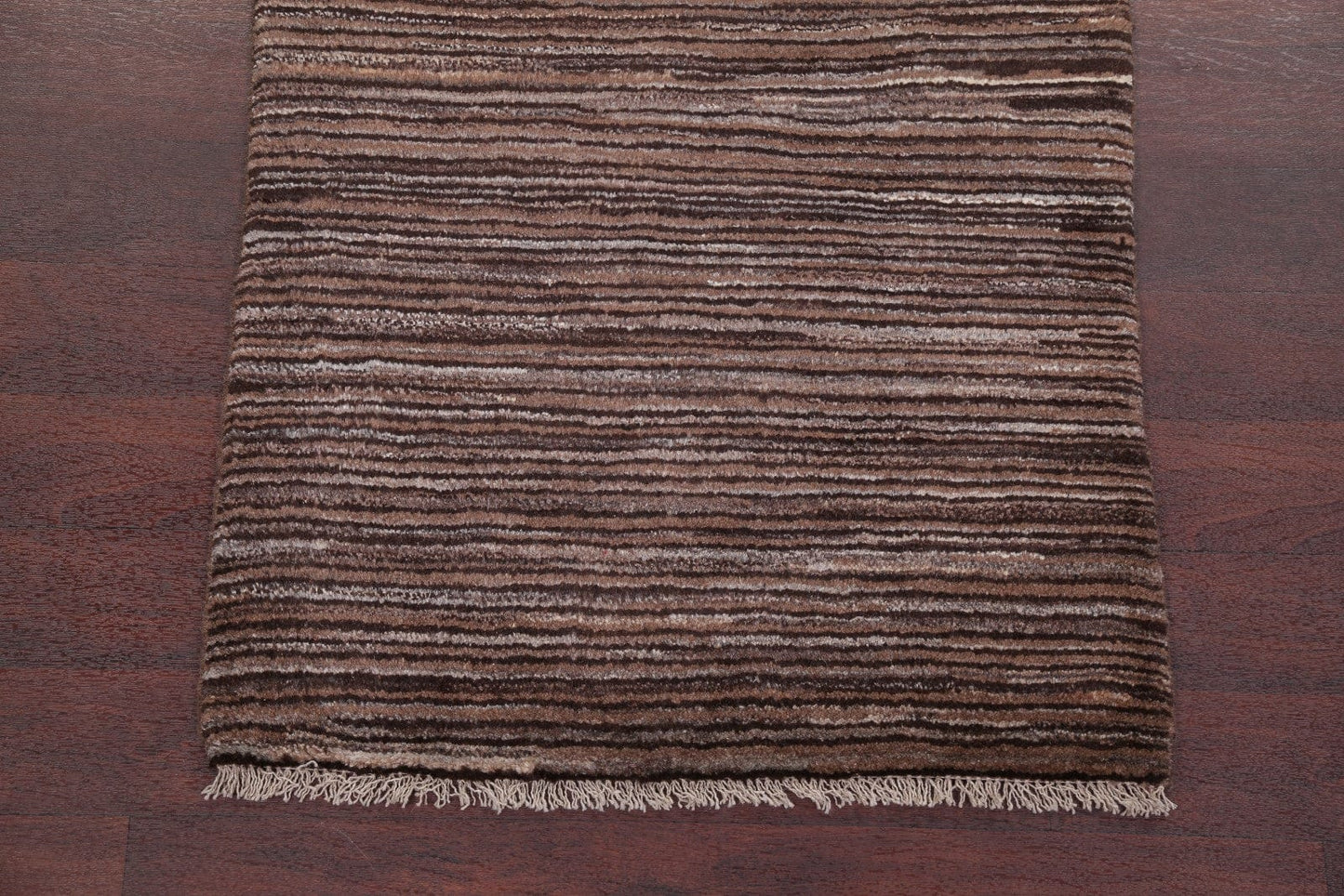 Striped Modern 3x4 Gabbeh Zolanvari Persian Area Rug