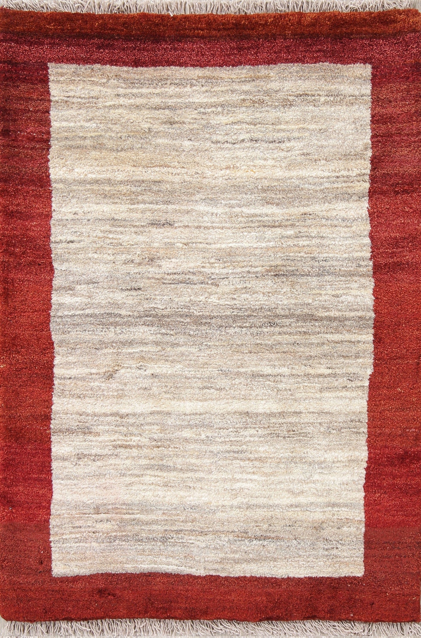 Contemporary 3x4 Gabbeh Zolanvari Shiraz Persian Area Rug