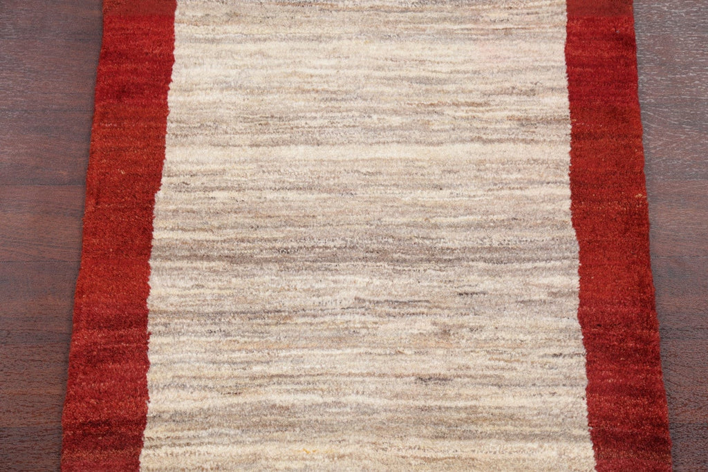 Contemporary 3x4 Gabbeh Zolanvari Shiraz Persian Area Rug