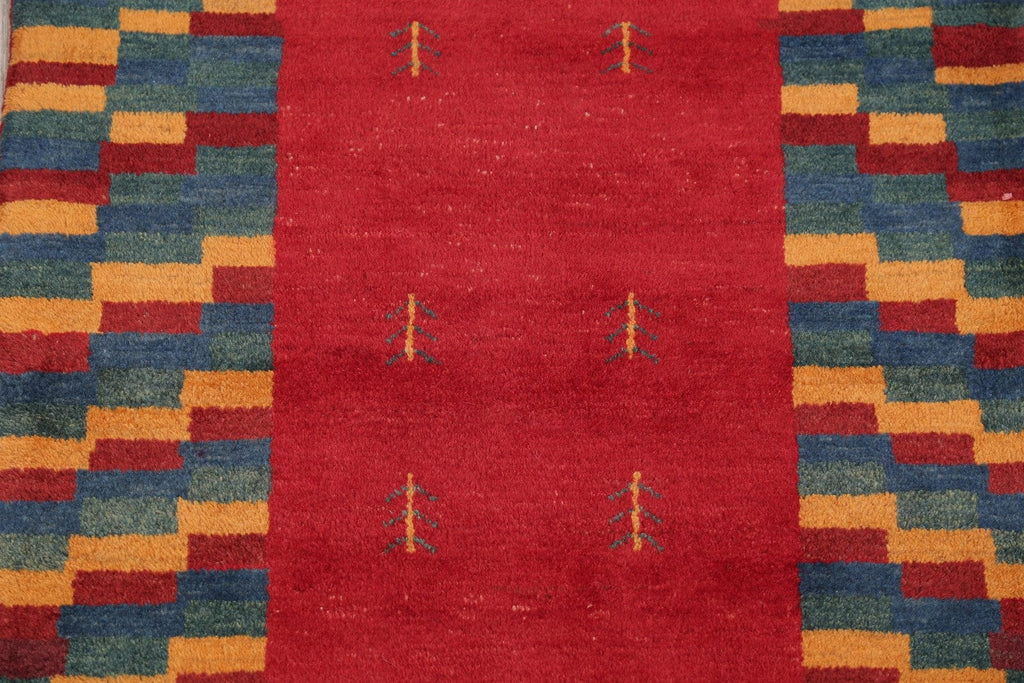 Geometric 3x4 Gabbeh Shiraz Persian Area Rug