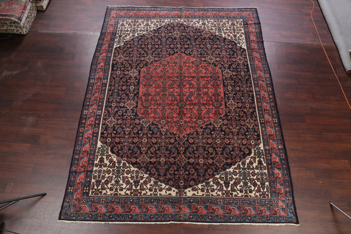 Geometric 9x12 Hamedan Persian Area Rug