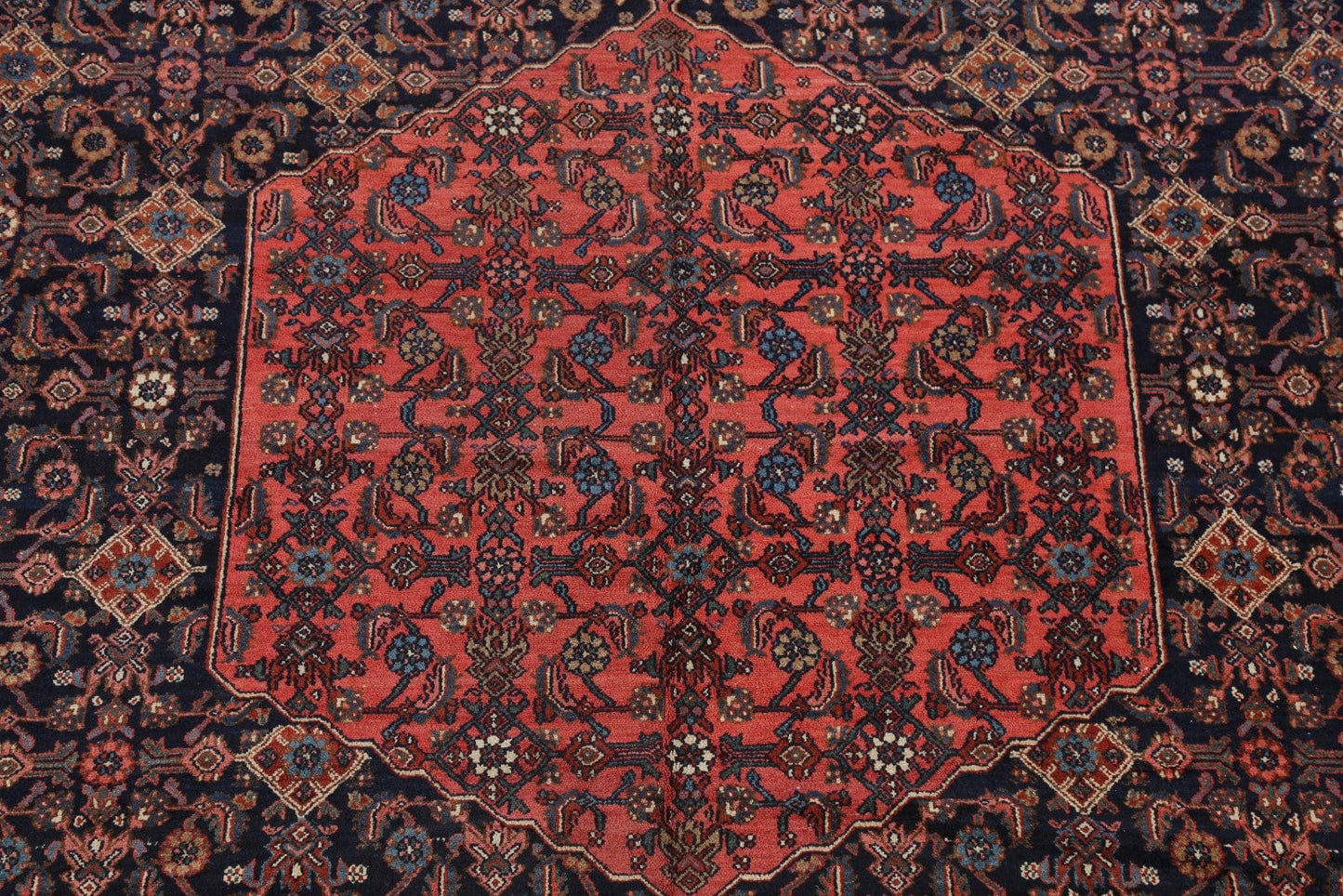 Geometric 9x12 Hamedan Persian Area Rug