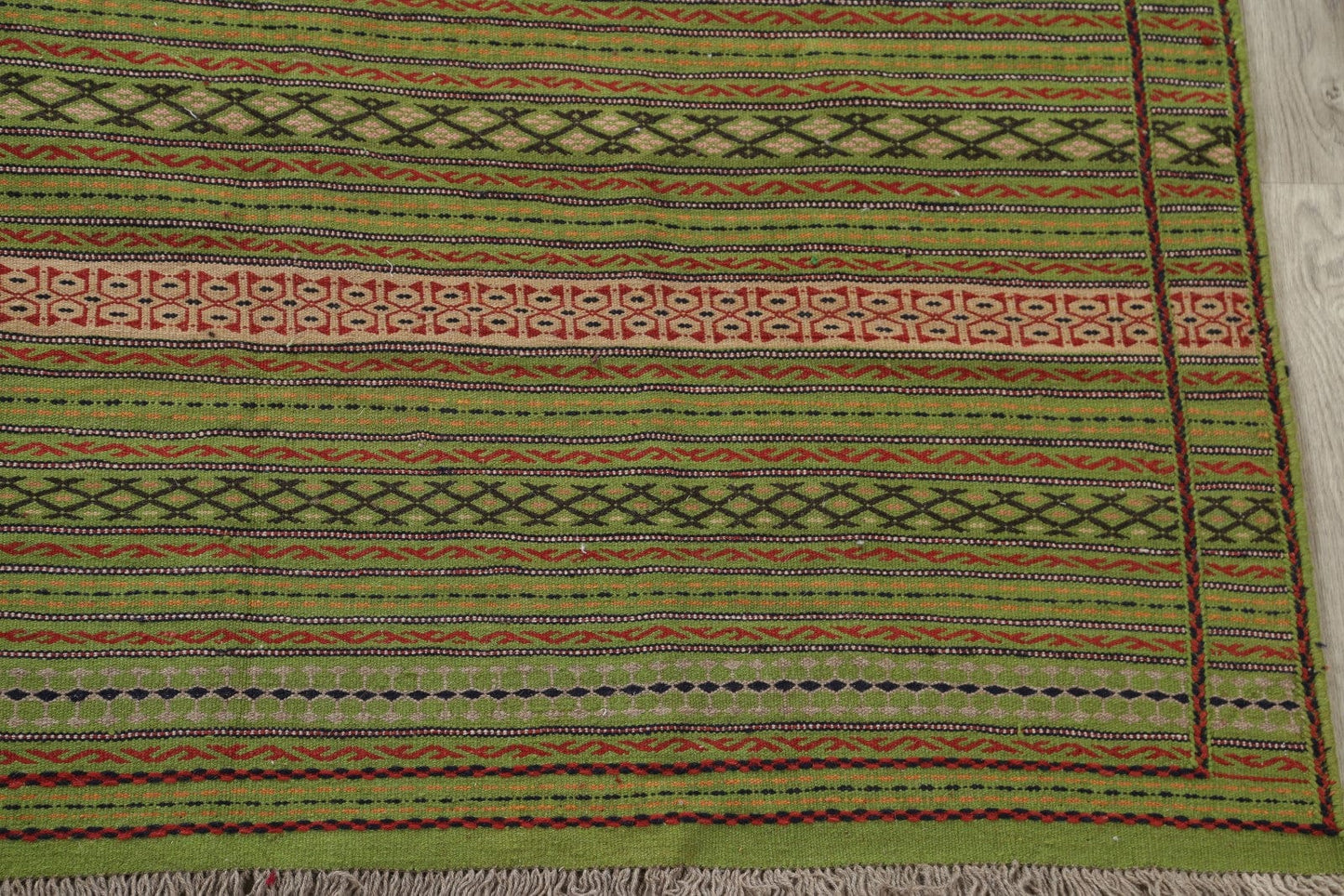 Geometric 8x12 Kilim Sumak Persian Area Rug