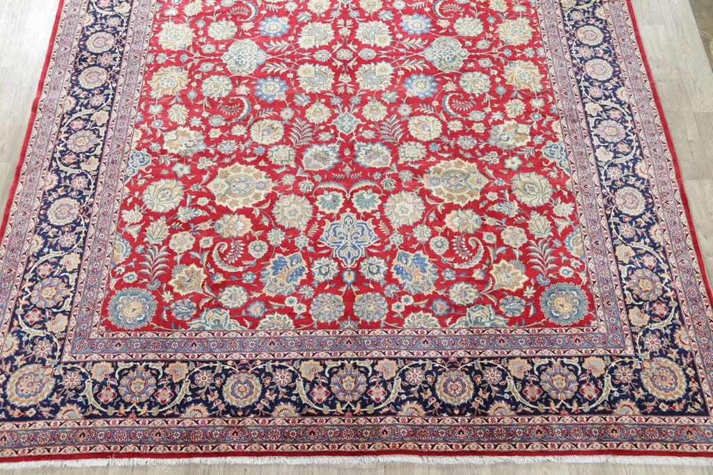 Floral 10x13 Kashan Persian Area Rug